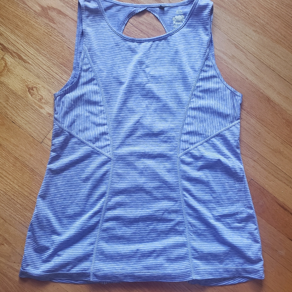 Roots Periwinkle Striped Tank Top